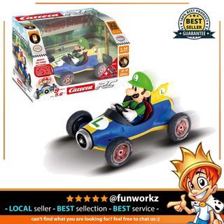 Carrera Pull & Speed 15813016 Official Licensed Kids Toy Car Pull Back  Vehicle for Ages 3 and Up - Mario Kart Mario / Wild Wing Mario / Mach 8  Mario