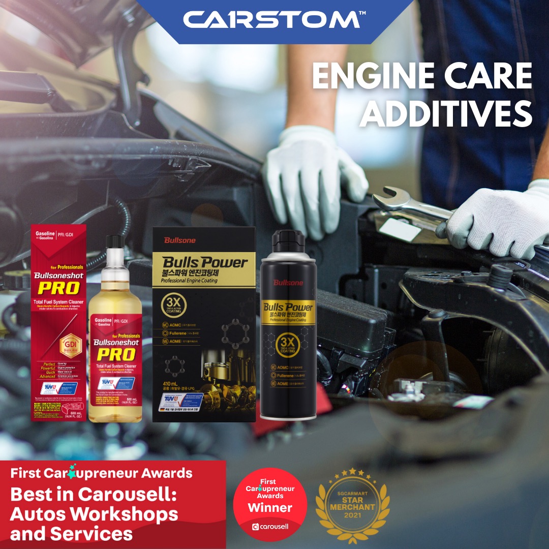 CARSTOM ENGINE CARE ADDITIVES Bullsone Korea bullsoneshot engine ...