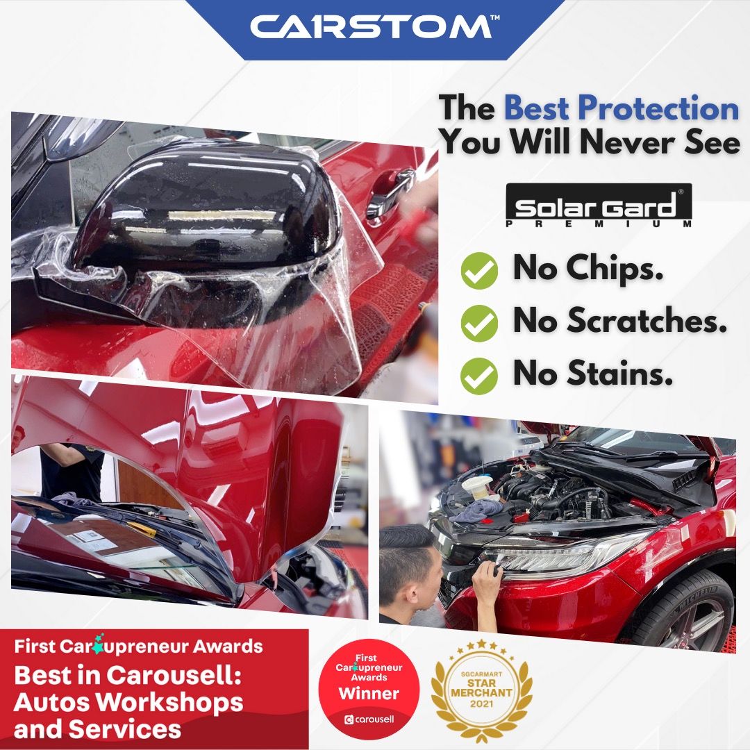 CARSTOM SOLARGARD PAINT PROTECTION PPF ClearShield Pro Paint Protection