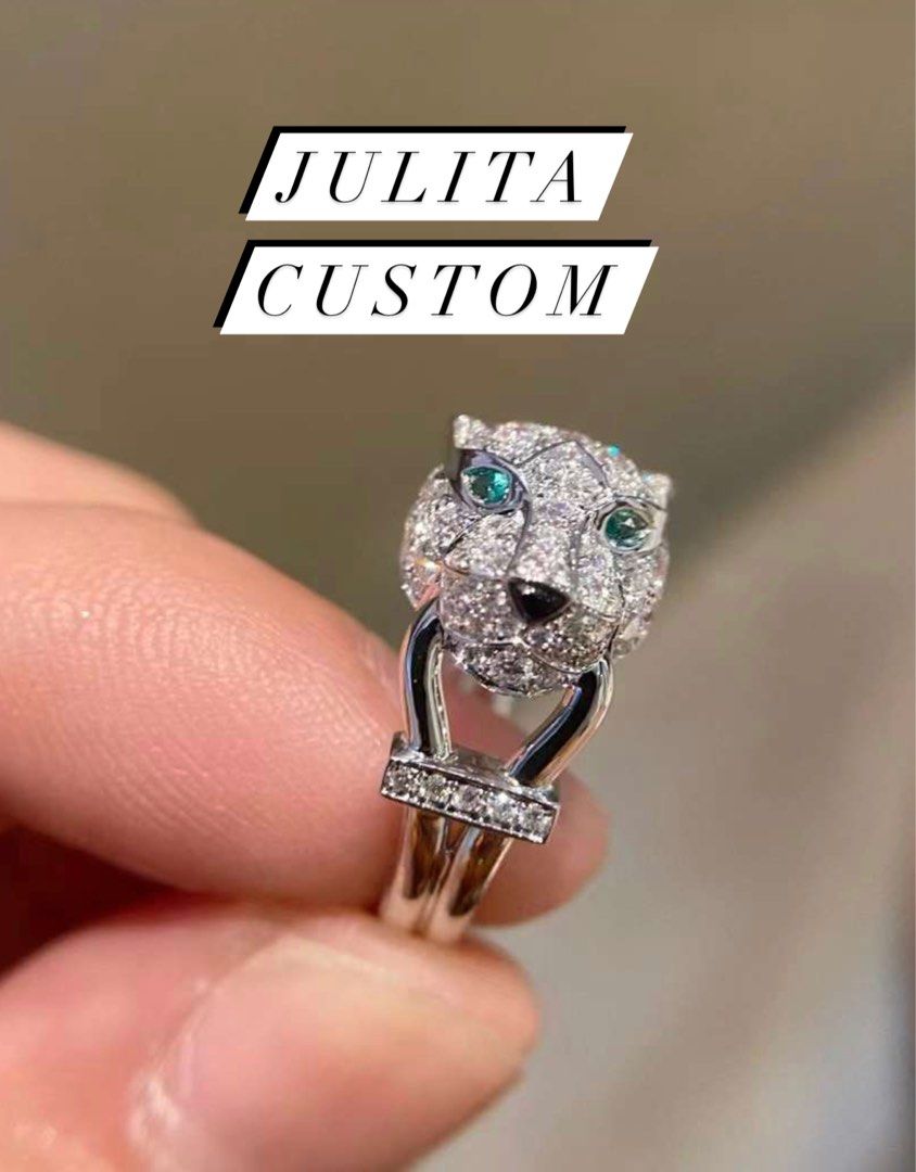 Cartier PANTH RE DE CARTIER RING VVS Women s Fashion Jewelry