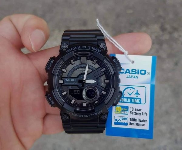 Casio Orologio AEQ110W-1A2 – Anadigi – 100m Impermeabile – Garanzia Nazionale