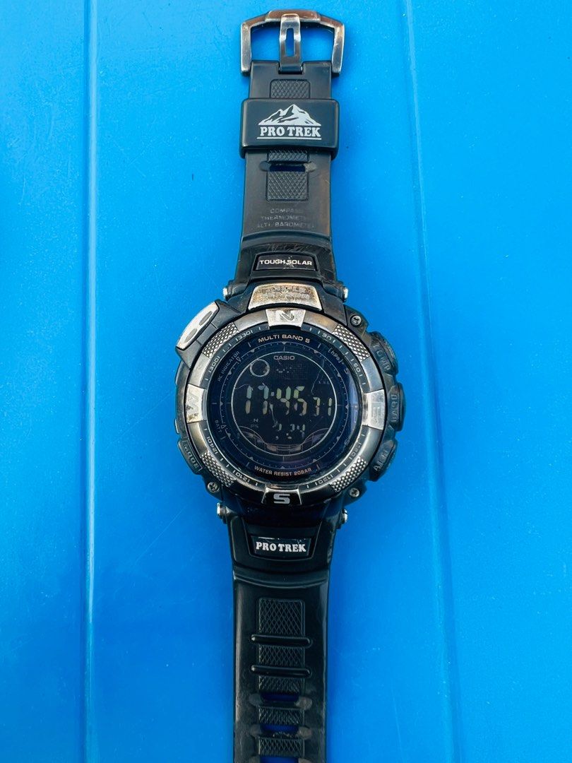 Casio Pro Trek PRW 1500YJ Men s Fashion Watches Accessories