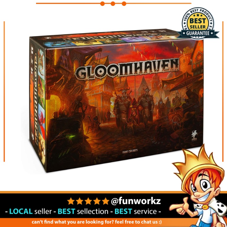 Cephalofair Games Gloomhaven MultiAwardWinning Strategy Boxed Board