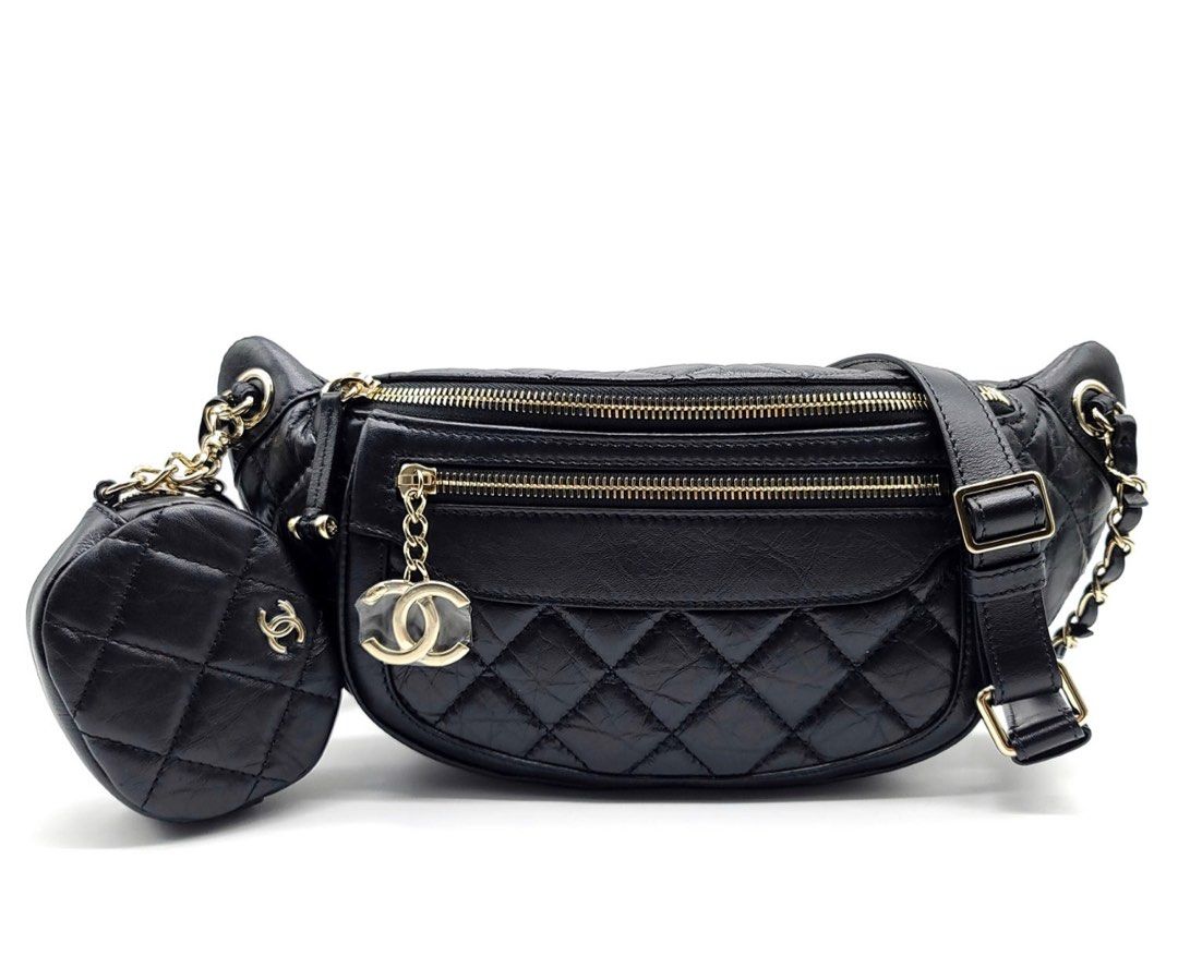 Chanel Waist Bags - 79 For Sale on 1stDibs  chanel white belt bag, chanel  belt wallet, chanel waist bag with chain