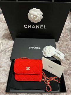 Chanel card holder on chain