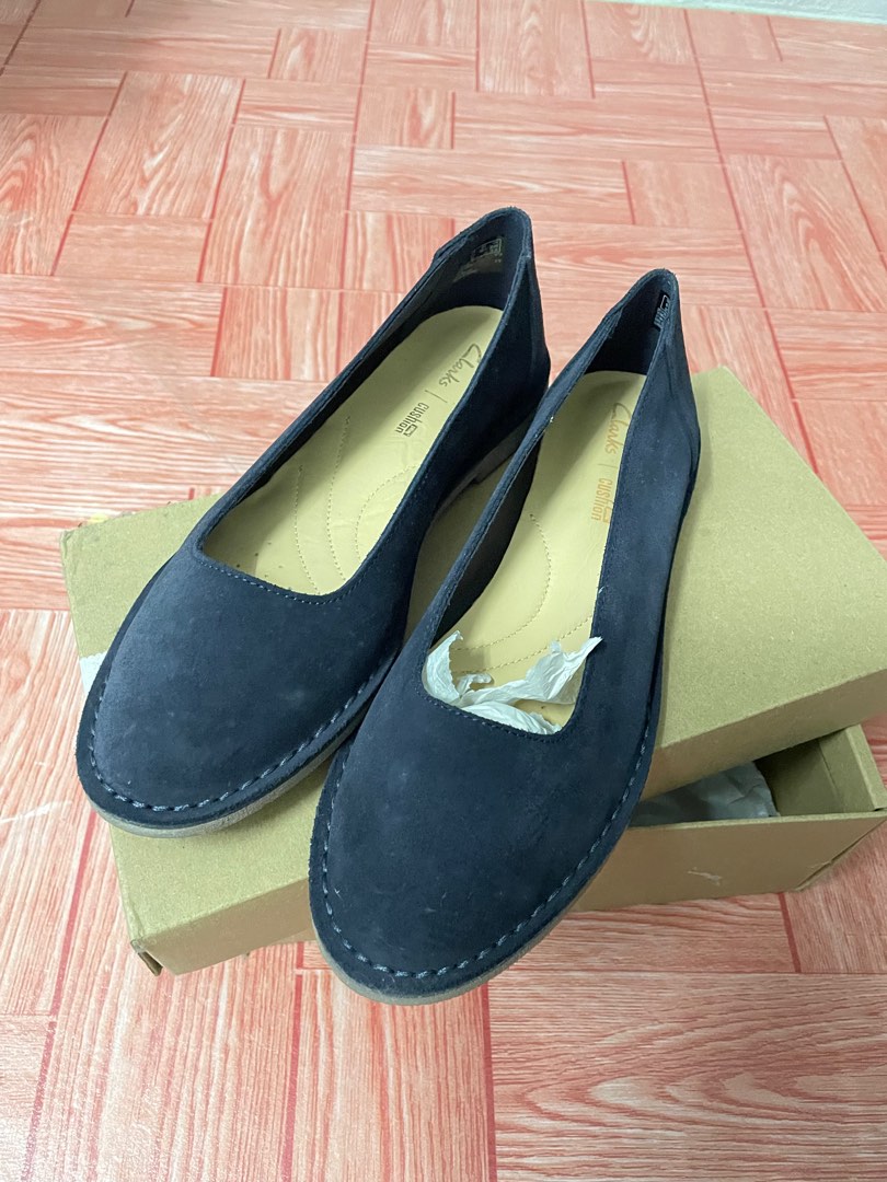 Clarks ladies new arrivals suede shoes