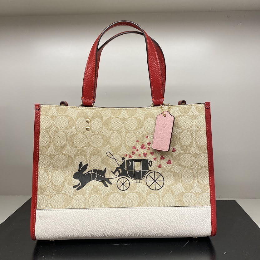 Coach Carriage Rabbit Tote Bag, Women's Fashion, Bags & Wallets, Tote