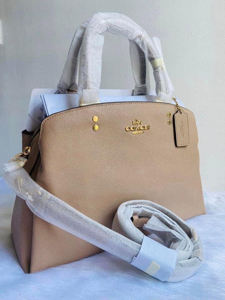 Coach Lillie Carryall Large in Taupe on Carousell