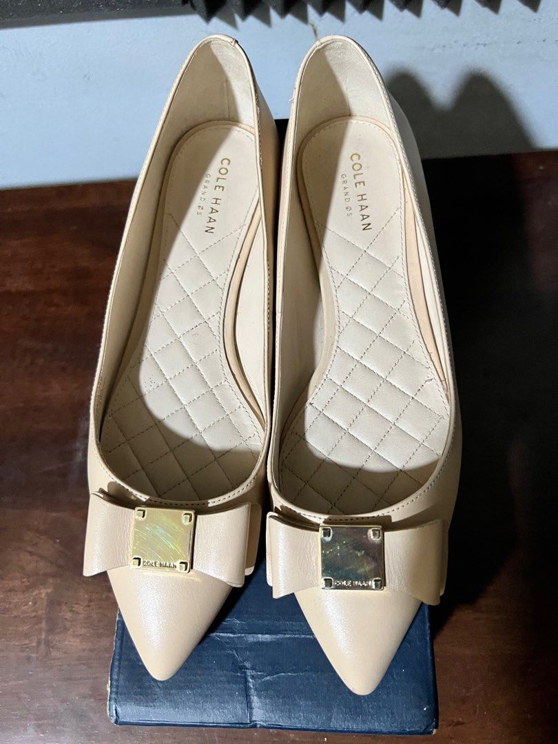 Cole Haan Tali Bow Skimmer Flats US Size 7.5 B