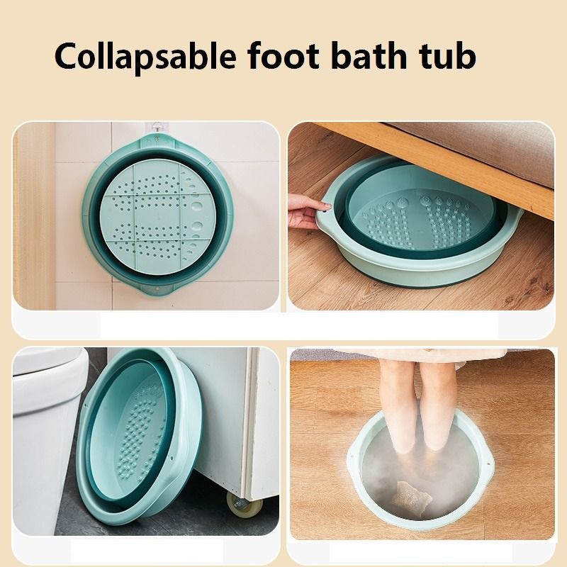 Collapsable Sitz bath bowl with flusher Sitz Bath tub Footbath bucket