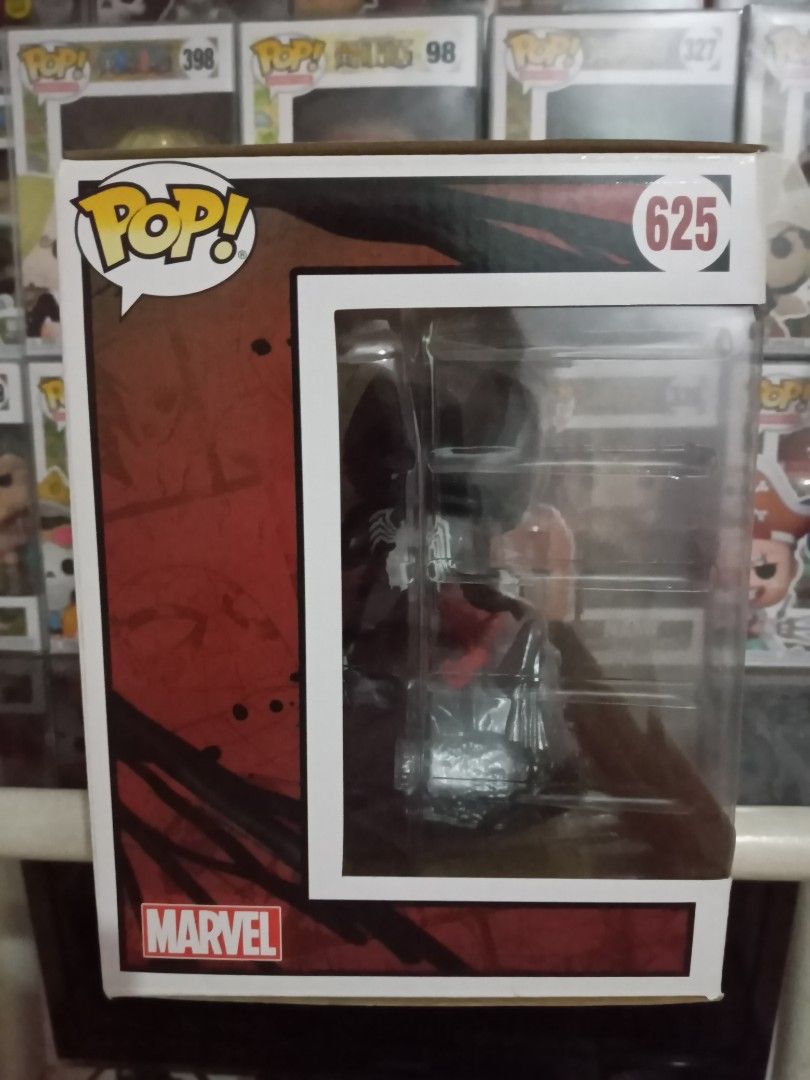 Comic Moments: Venom vs SpiderMan Pop (Category: Comics & Manga) located in Quezon City. Submitted by mugiwarafleur (Listing ID 1217142906, Image 2). Description: NOOB Bought at Filbars SM my apologies for the bad lighting negotiable within Metro Manila ONLY SF shouldered by the buyer.