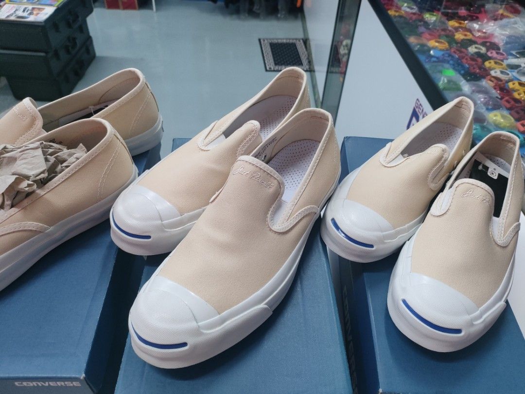 CONVERSE JACK PURCELL SLIP ON Men s Fashion Footwear Sneakers on Carousell