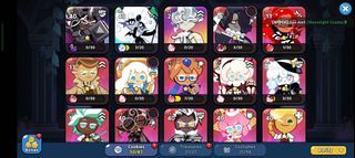 Cookie Run Kingdom lvl 38 Dark Cacao Black Pearl Account with many epic cookies