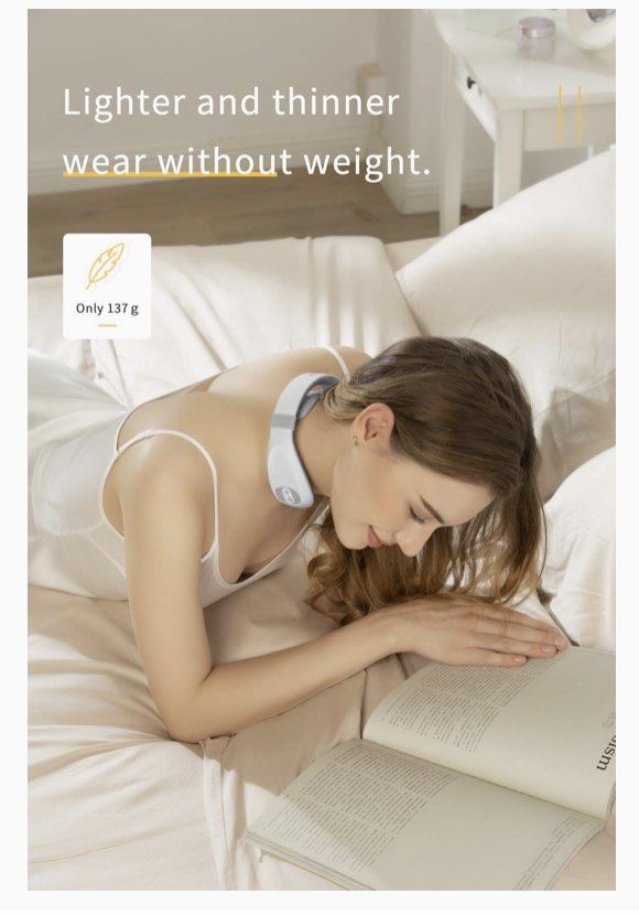 Cordless Smart Neck Massager Deep Tissue Relief Pain (Category: Massage Devices) located in Taguig. Submitted by 8sRyl (Listing ID 1217208792, Image 2). Description: Smart neck Features & details * 【Physiotherapy time】15 minutes,15-minutes auto shut-off to guarantee your safety when you often use the shoulder back massager, clear process, more humanized. * 【Portable and Fashion Design】 With the unique headphone style, this cordless neck massager 