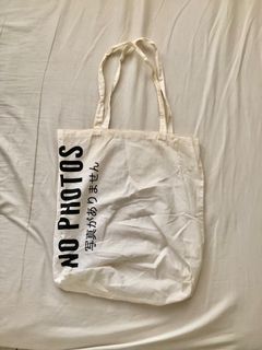CottonOn Tote Bag (B&W) Minimalist Design