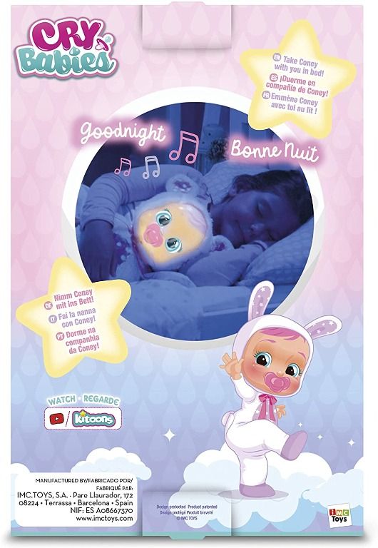  Cry Babies Goodnight Dreamy - Sleepy Time Baby Doll with LED  Lights, for Girls and Boys Ages 18M and Up, Multicolor : Toys & Games