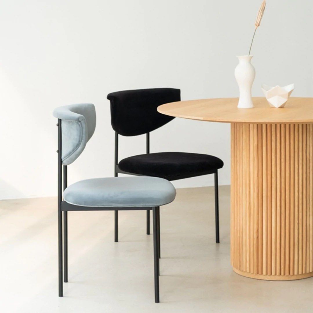 DANIA Solid Wood Round Dining Table, Furniture & Home Living, Furniture