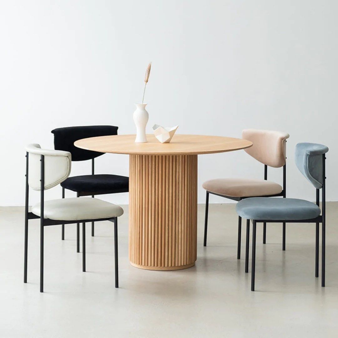 DANIA Solid Wood Round Dining Table Furniture Home Living