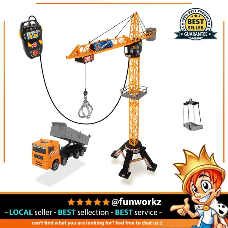 Dickie Toys 48 Mega Crane Playset