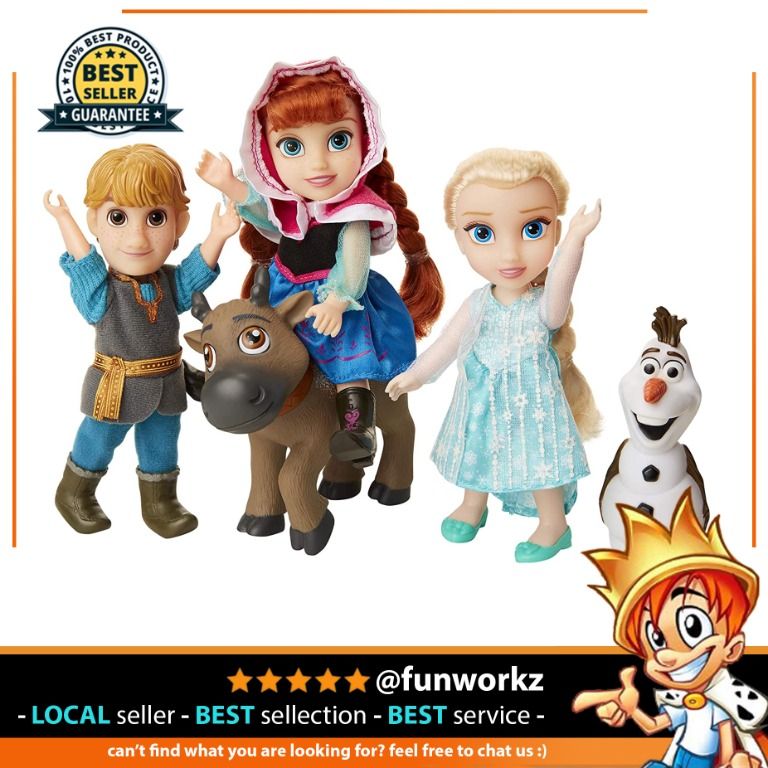 Disney Frozen Deluxe Petite Doll Gift Set Includes Anna Elsa