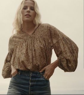 Doen Floral Top Sz XS