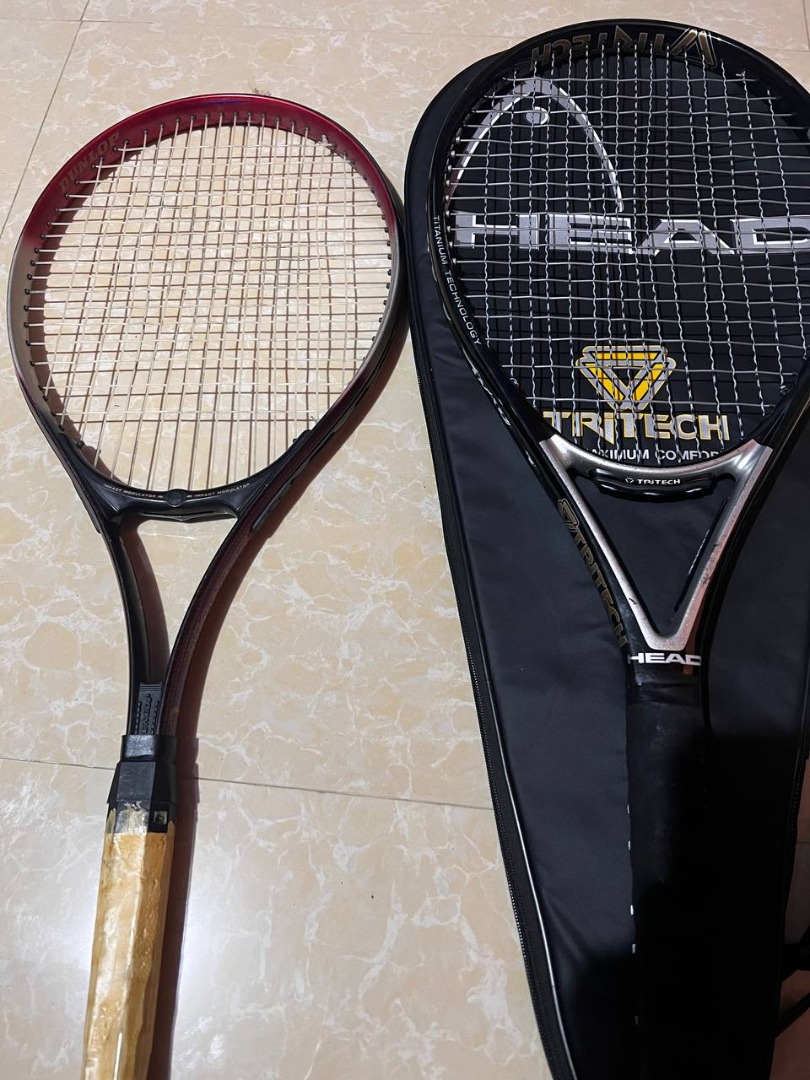 Dunlop and Head tennis racket, Sports Equipment, Sports & Games, Racket