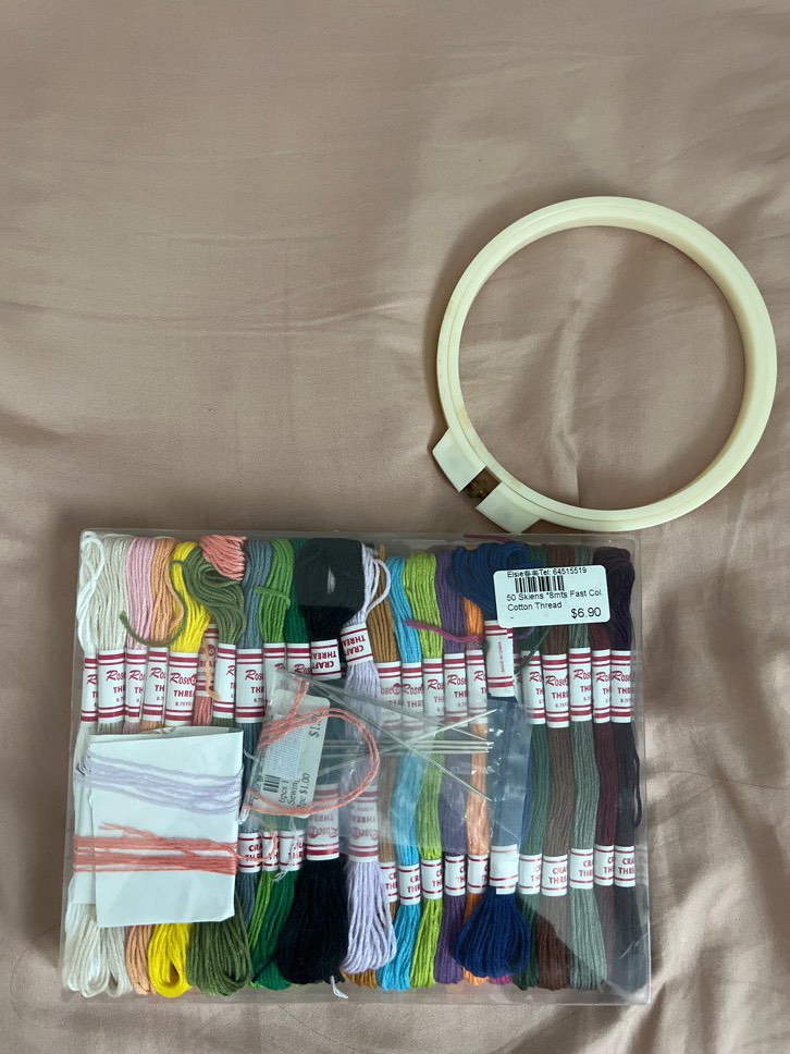 Embroidery thread, Hobbies & Toys, Stationery & Craft, Craft Supplies