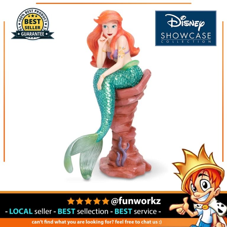 Enesco Disney Showcase Couture de Force Little Mermaid Ariel Figurine, 7.8  Inch, Multicolor