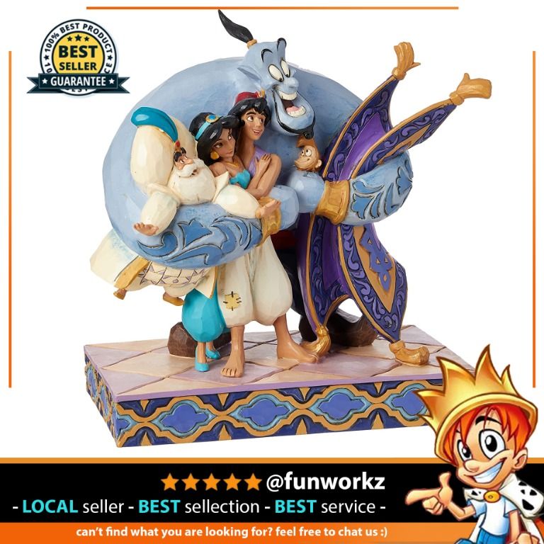 Enesco Disney Traditions by Jim Shore Aladdin Group Hug Figurine, 7.87  Inch, Multicolor, Hobbies & Toys, Toys & Games on Carousell