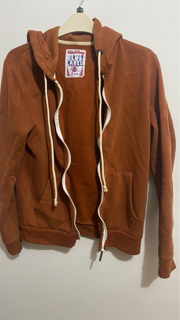 Folded and hung hoodie jacket shop