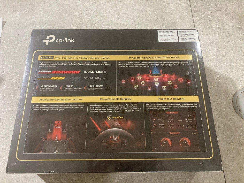FREE DELIVERY! Brand New TP-Link AX11000 Archer Gaming Router ...