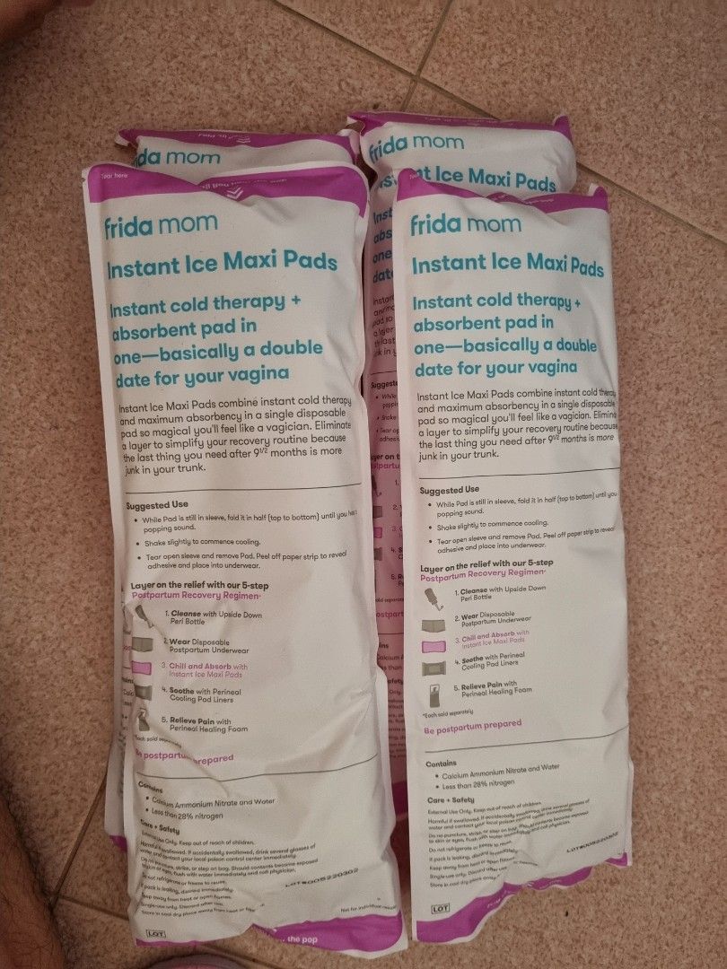 Frida Mom Instant Ice Maxi Pads, Babies & Kids, Maternity Care on Carousell