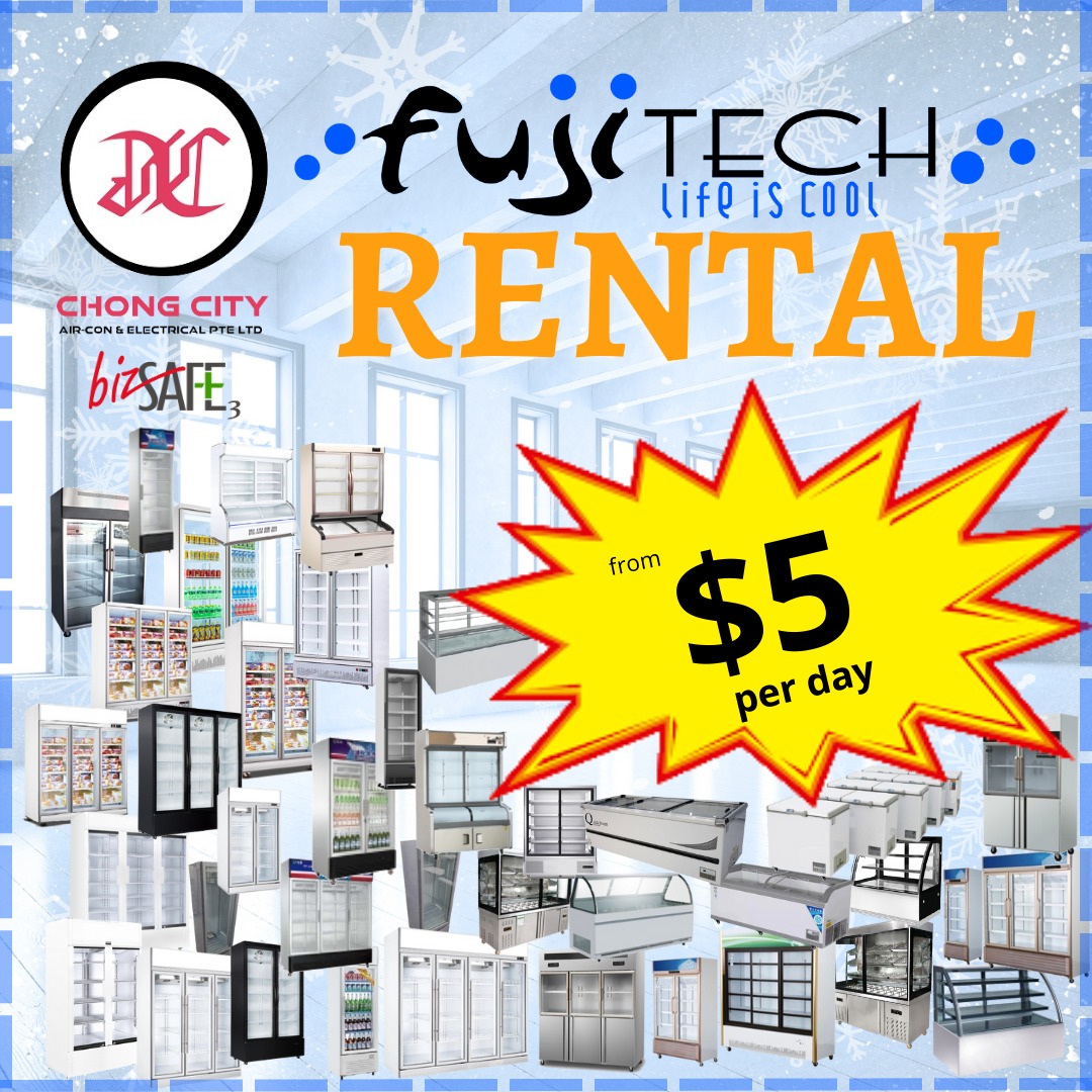 Fridge [FUJITECH] [Rental] [Freezer] [Chiller] [Commercial], TV & Home ...