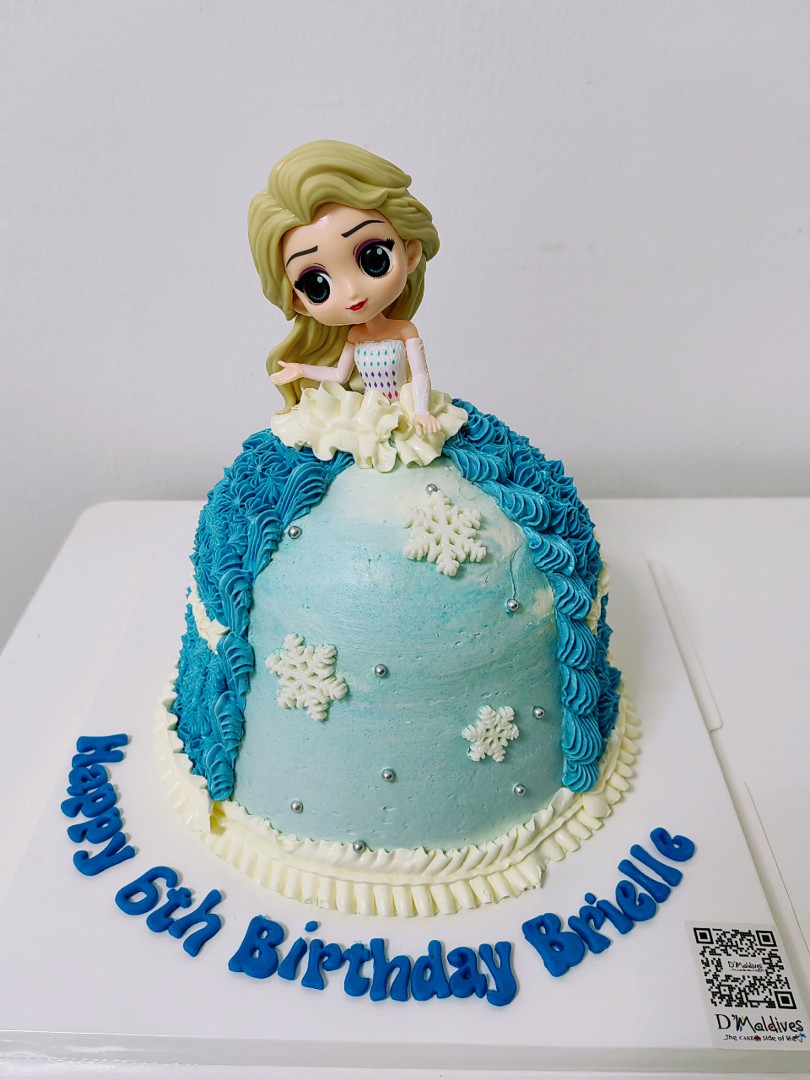 Frozen Barbie Style Cake