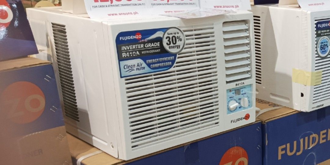 FUJIDENZO 1 hp window type aircon INVERTER GRADE SERIES manual type ...