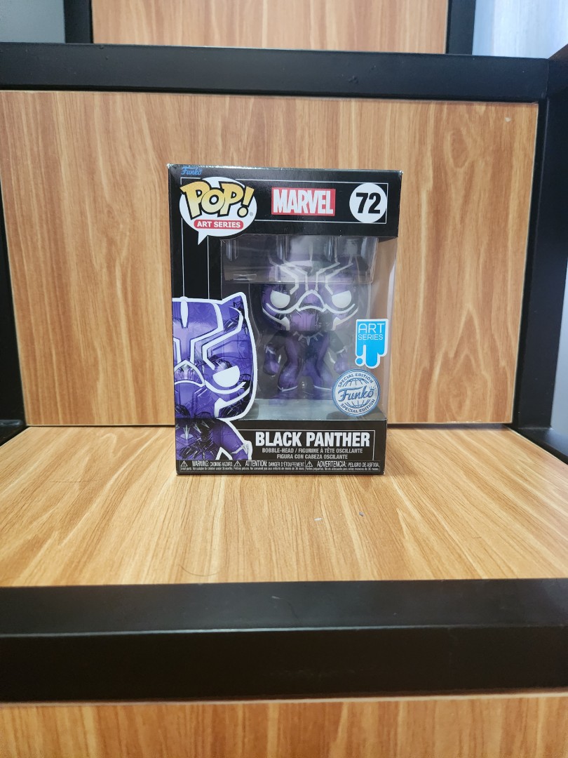 Funko Pop! Artist Series: Marvel: Black Panther 72, Hobbies & Toys, Toys &  Games On Carousell