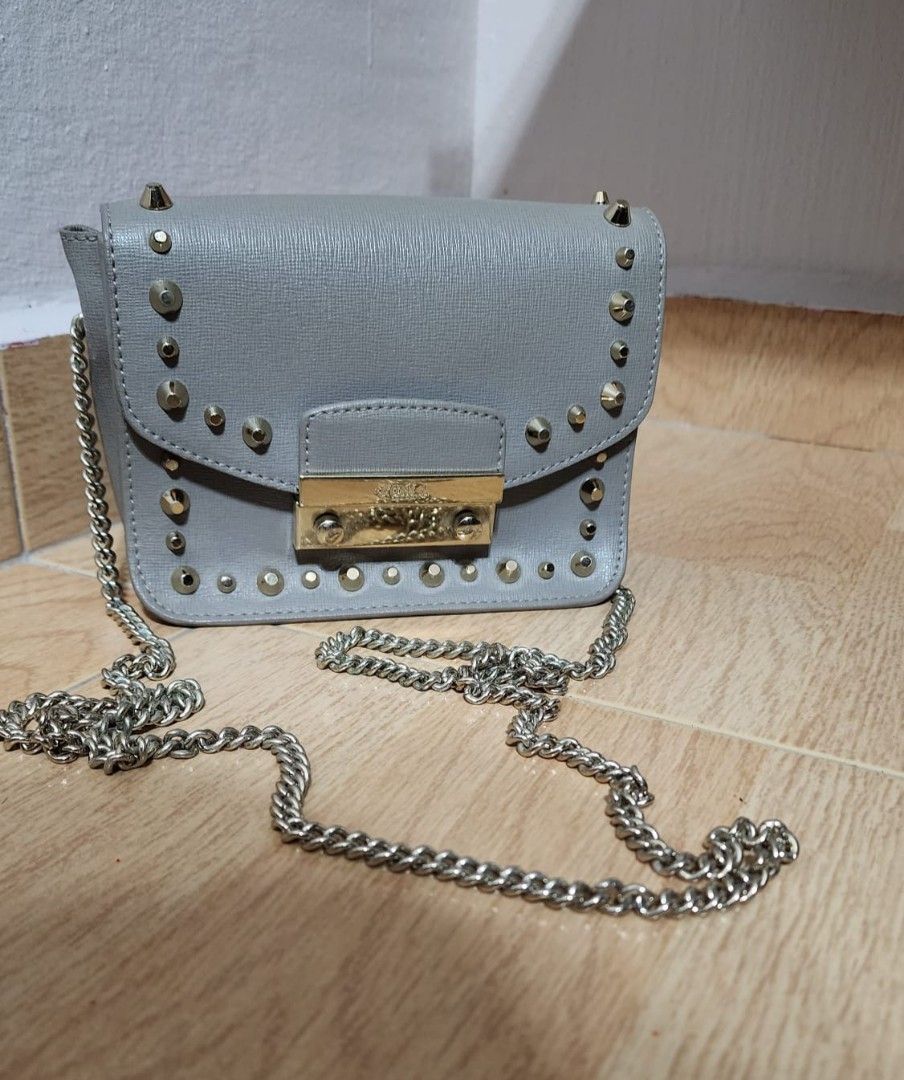 Furla leather clearance crossbody bag