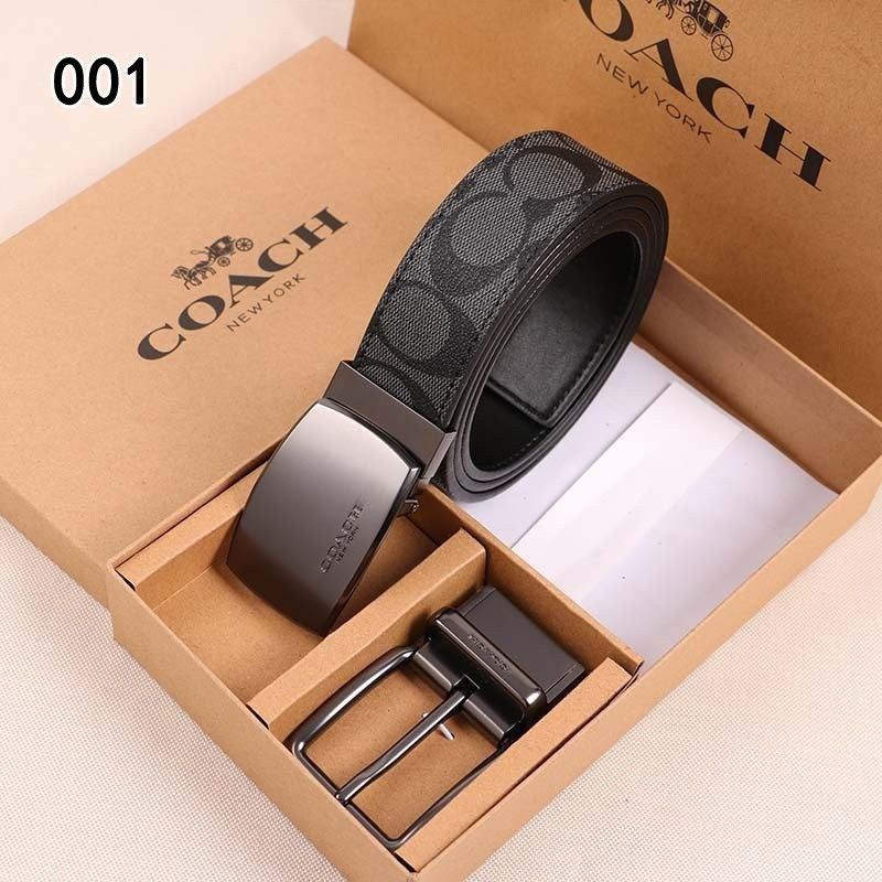 Gift box packagingCOACH men s belt business casual leather belt