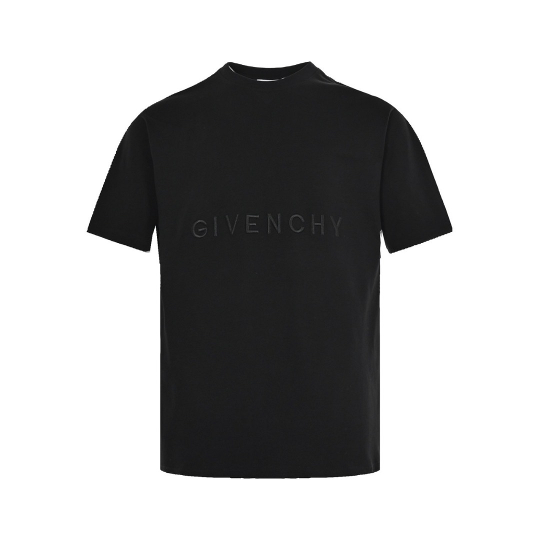 GIVENCHY紀梵希立體刺繡字母logo短袖T恤代購非預購, 預購在旋轉