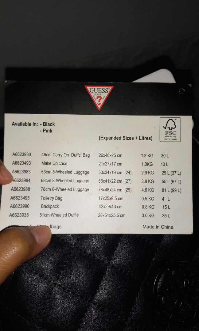 Guess Toiletry Bag on Carousell