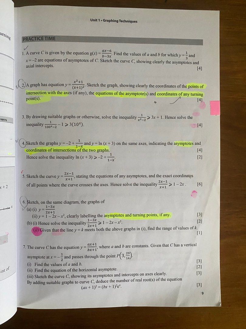 H1 Mathematics Assessment Book, Hobbies & Toys, Books & Magazines ...