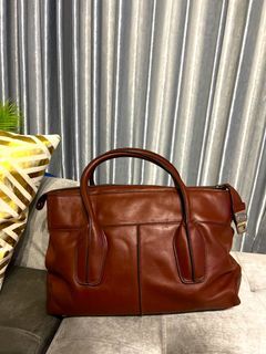 Handbag tods brown leather