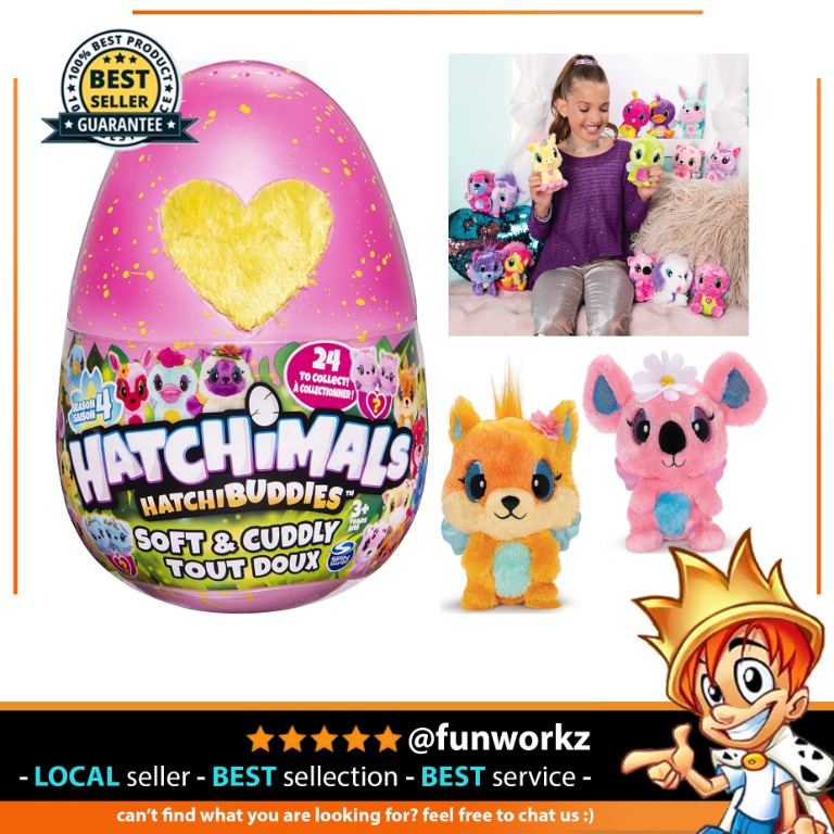 Hatchimals soft and cuddly clearance