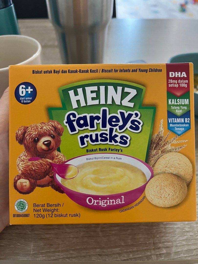 Baby biscuit Heinz Farley s Rusks original flavour Babies Kids