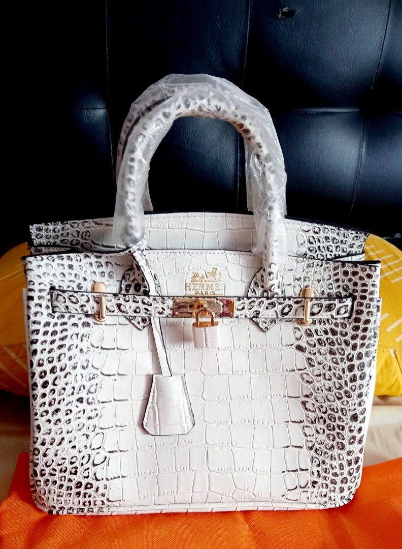 Hermes Kelly Mini 20 Croco Leather, Fesyen Wanita, Tas & Dompet di Carousell