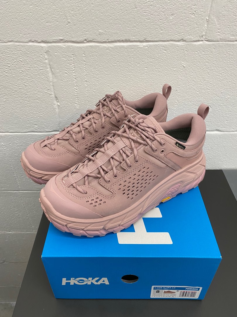 Hoka One One Tor Ultra Lo “Pale Mauve”, 男裝, 鞋, 波鞋- Carousell