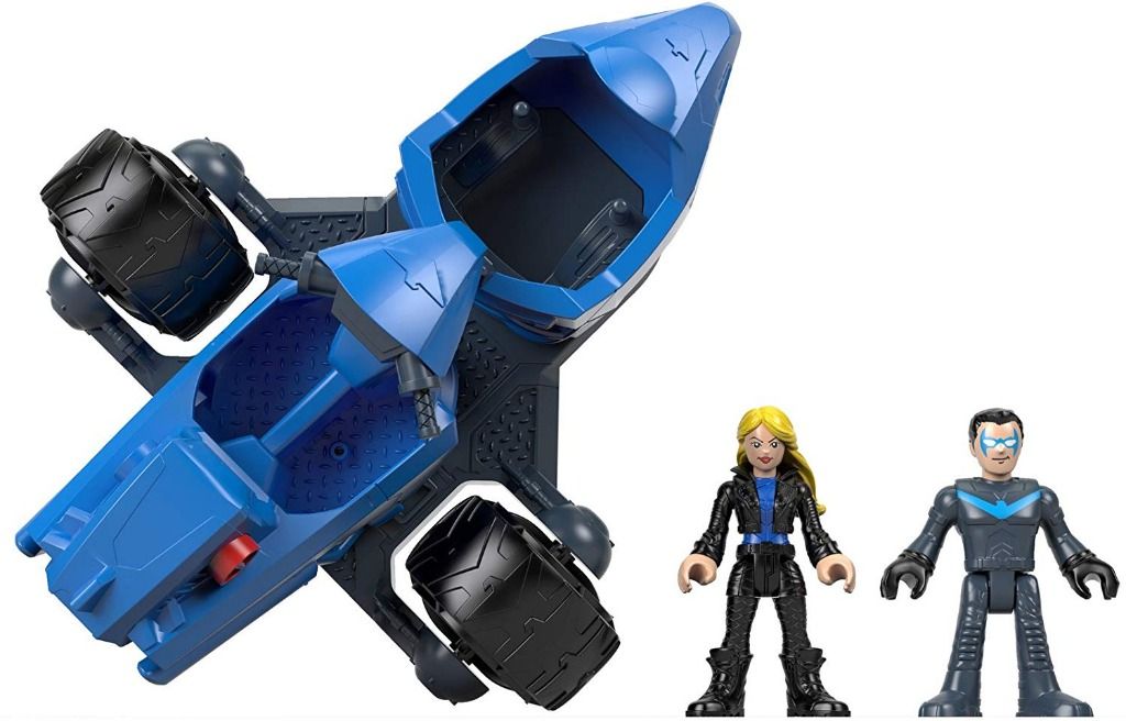HOT Fisher Price Imaginext DC Super Friends Nightwing Transfo