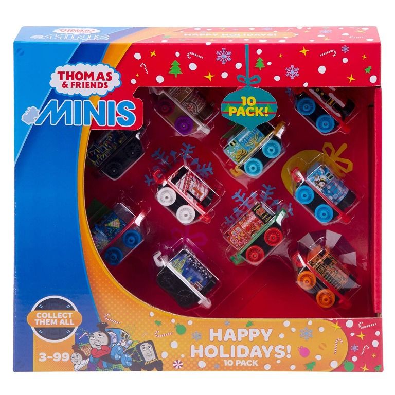  HOT Fisher Price Thomas Friends Happy Holidays Minis 10 Pack