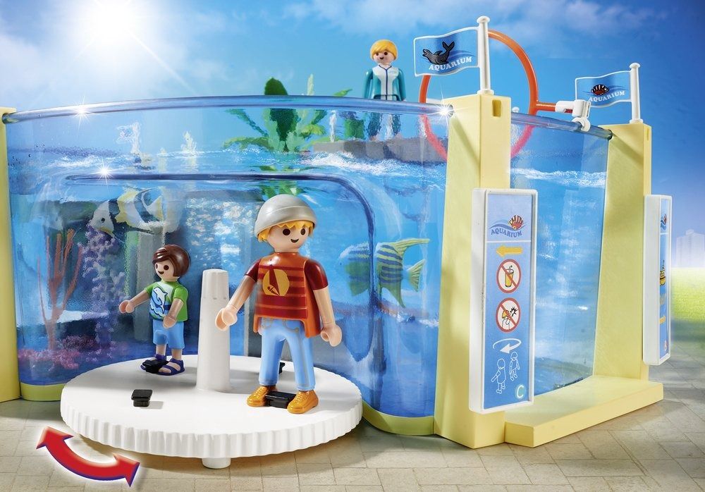 Playmobil aquarium building sale set