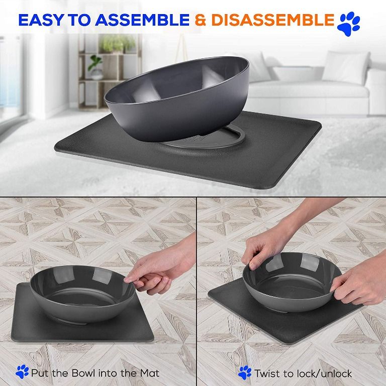 No flip deals dog bowl